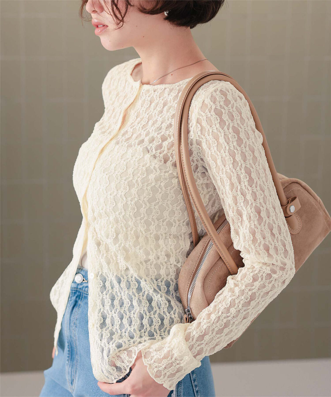 titivate「前後2wayアソートカットカーディガン」|カーディガン|