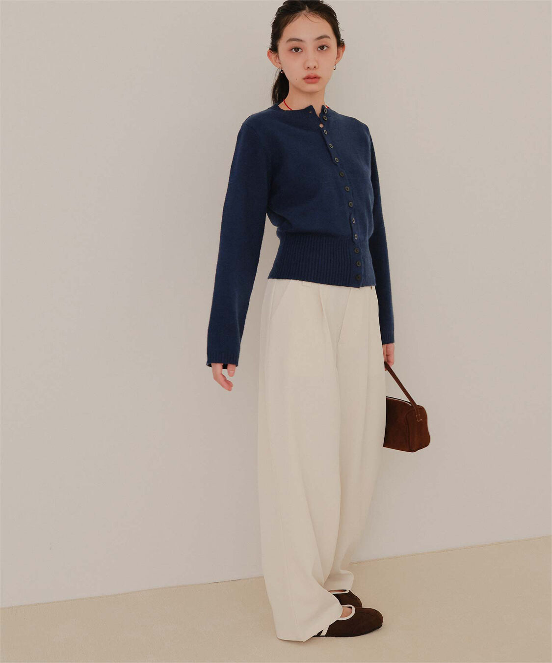 miette「メニーボタンニットカーディガン」|ニット・セーター|