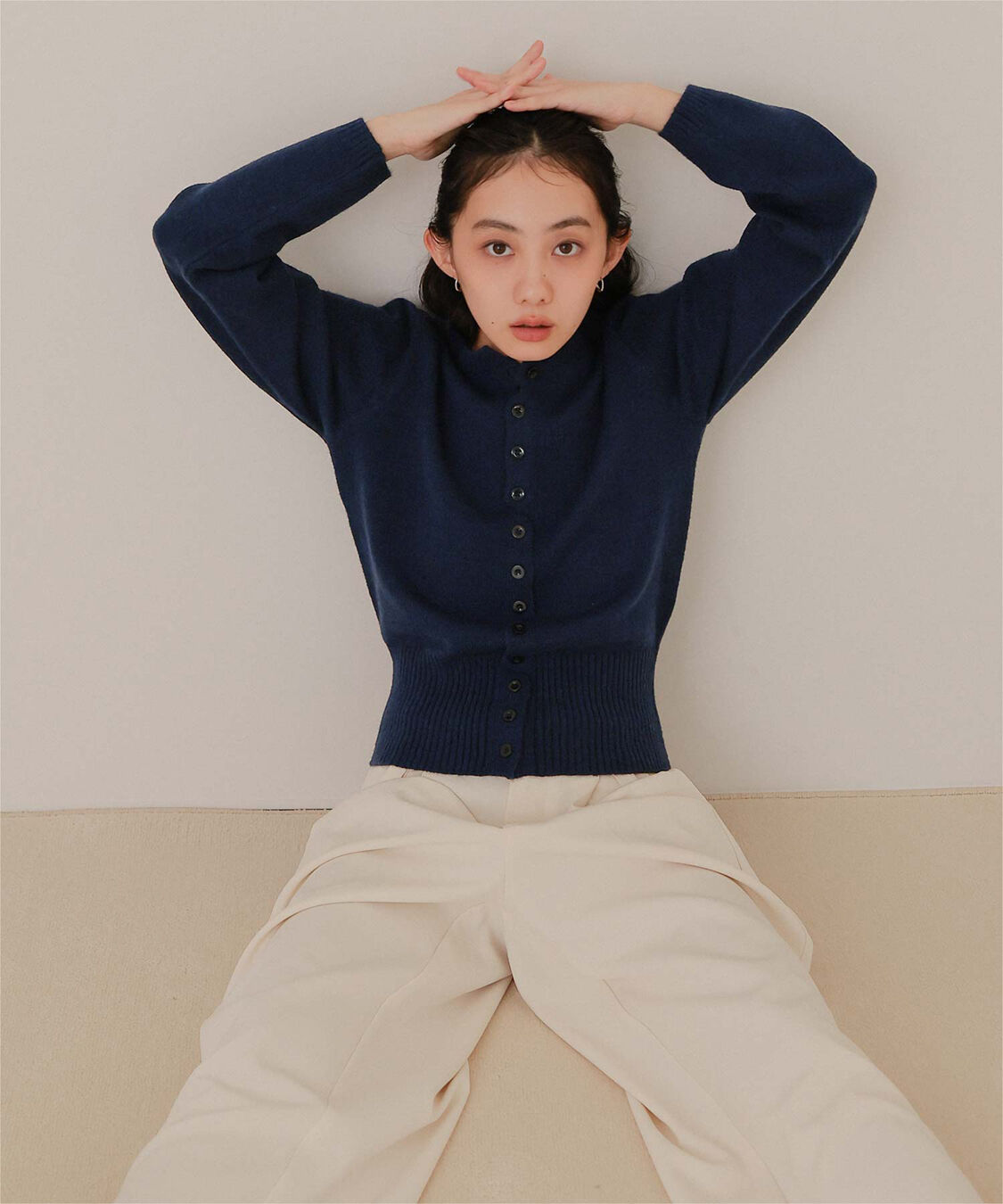 miette「メニーボタンニットカーディガン」|ニット・セーター|