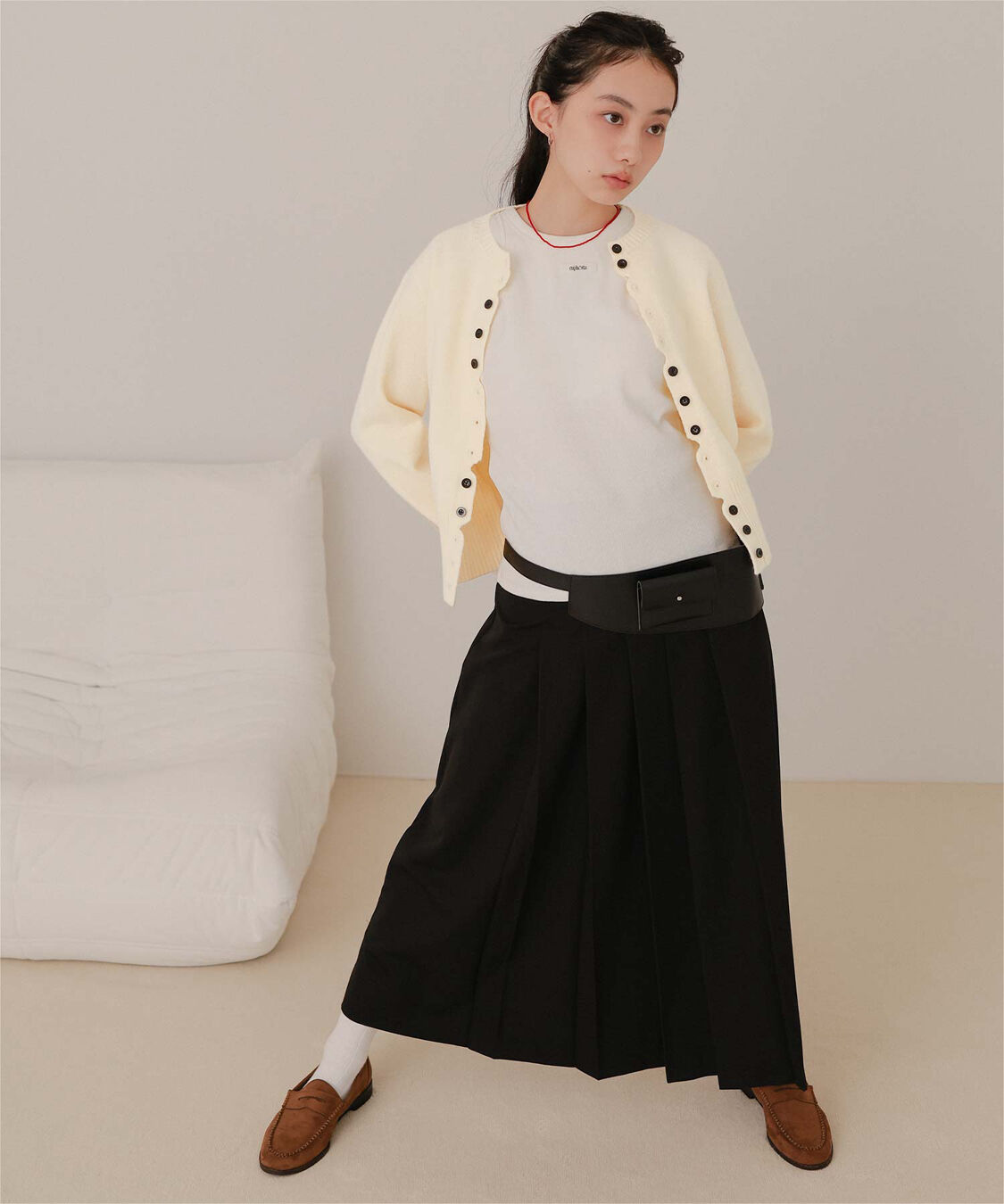 miette「メニーボタンニットカーディガン」|ニット・セーター|