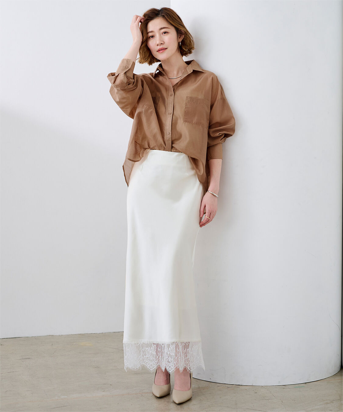 ur's「ダブルポケットシアーシャツ」|シャツ・ブラウス|