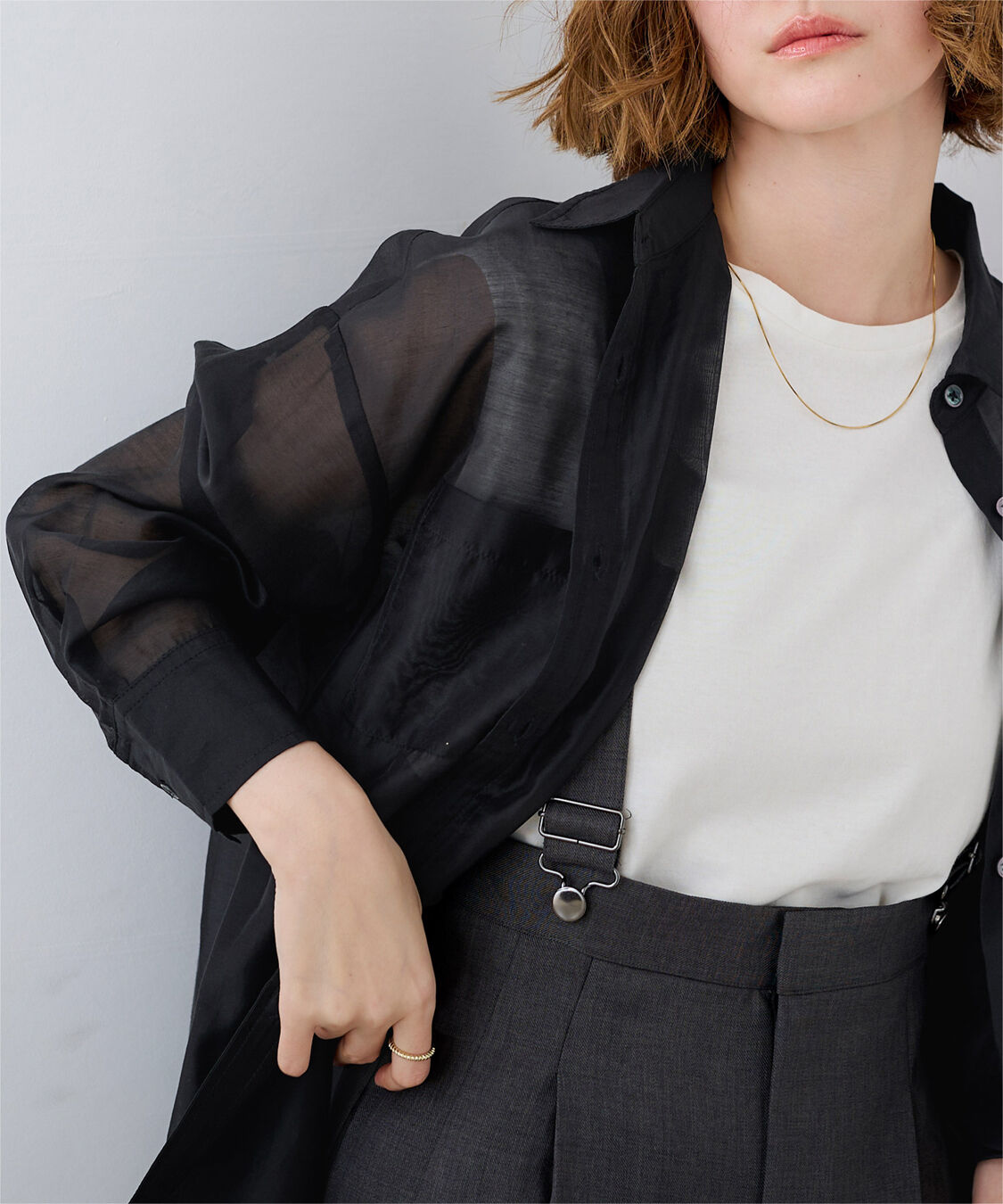 ur's「ダブルポケットシアーシャツ」|シャツ・ブラウス|