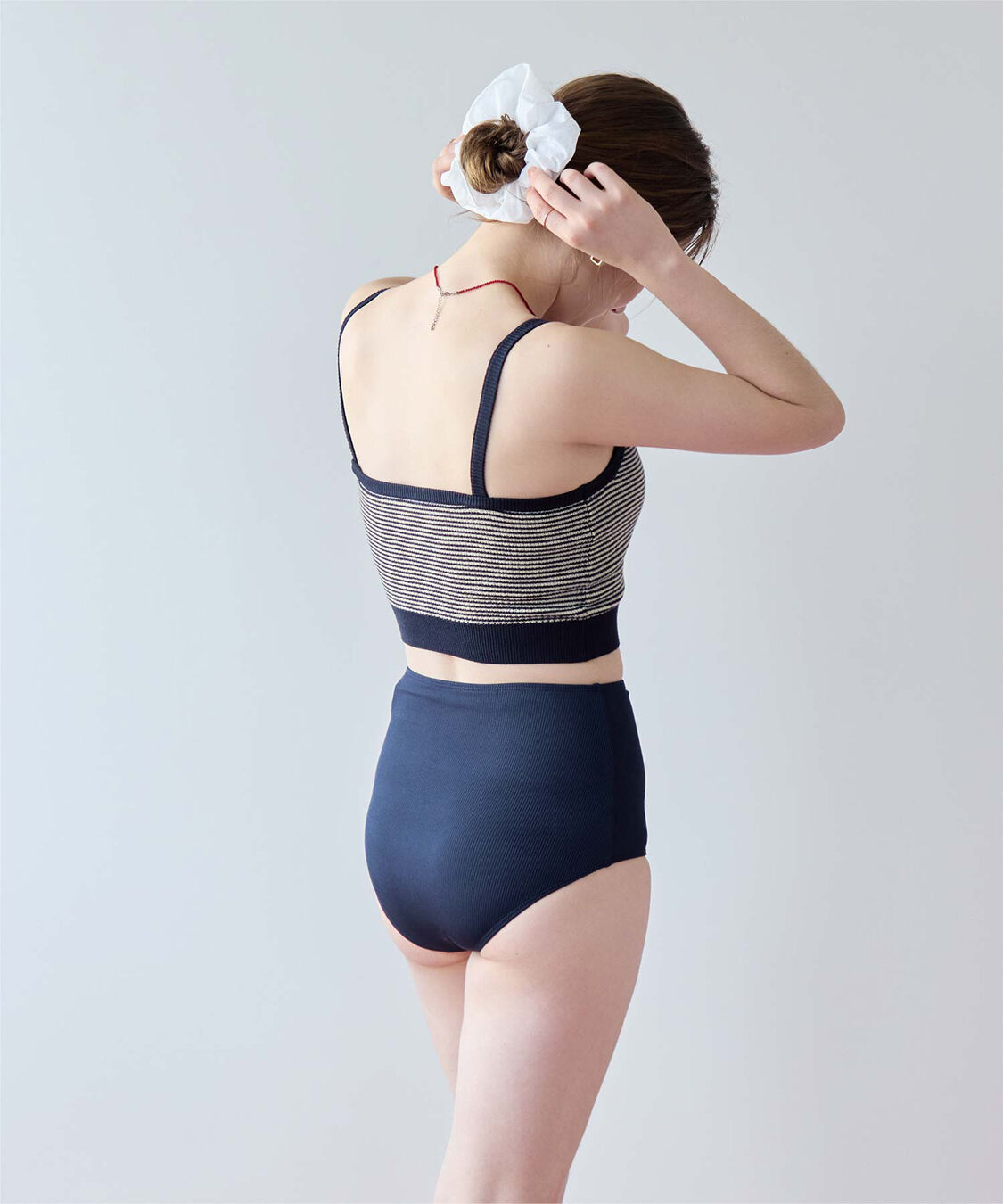 SEA DRESS「Vネックシンプルデザインニットビキニ/水着」|ビキニ|