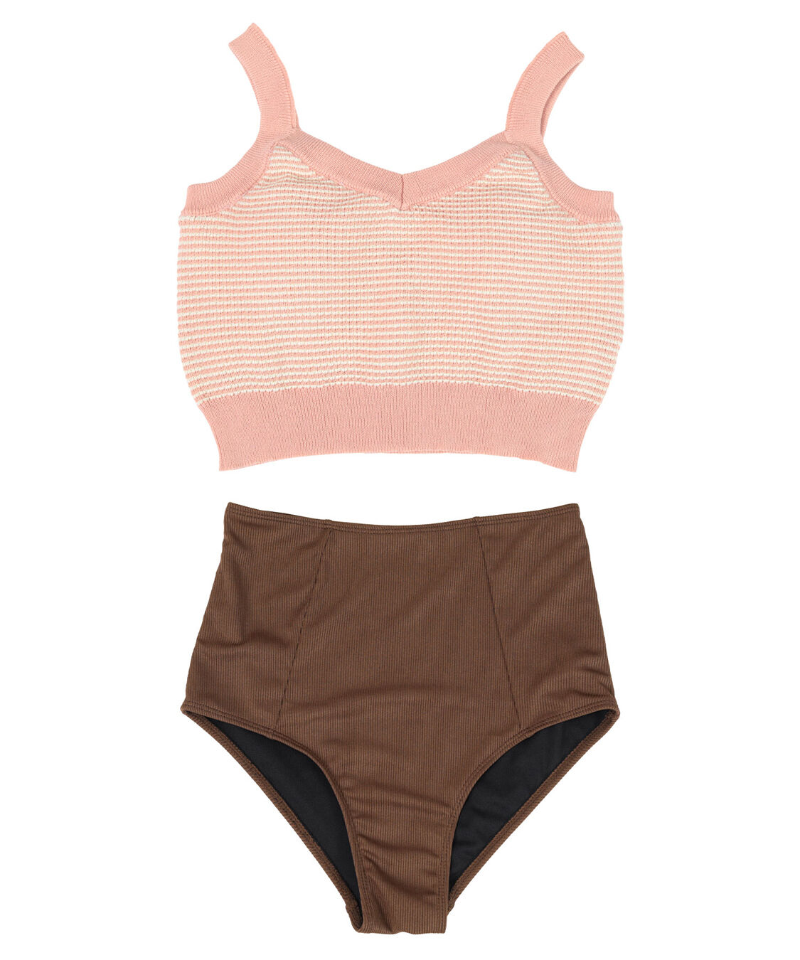 SEA DRESS「Vネックシンプルデザインニットビキニ/水着」|ビキニ|