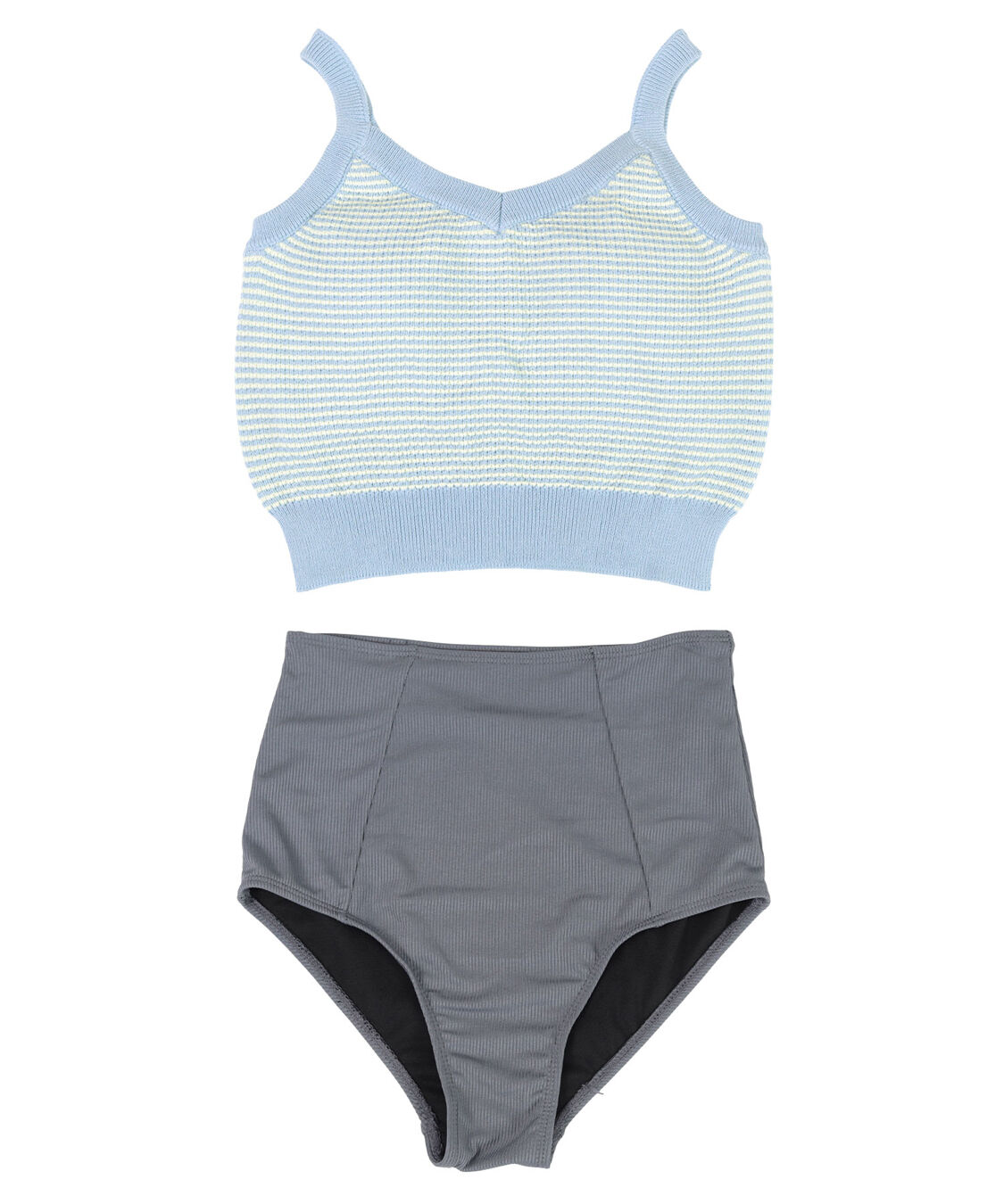 SEA DRESS「Vネックシンプルデザインニットビキニ/水着」|ビキニ|