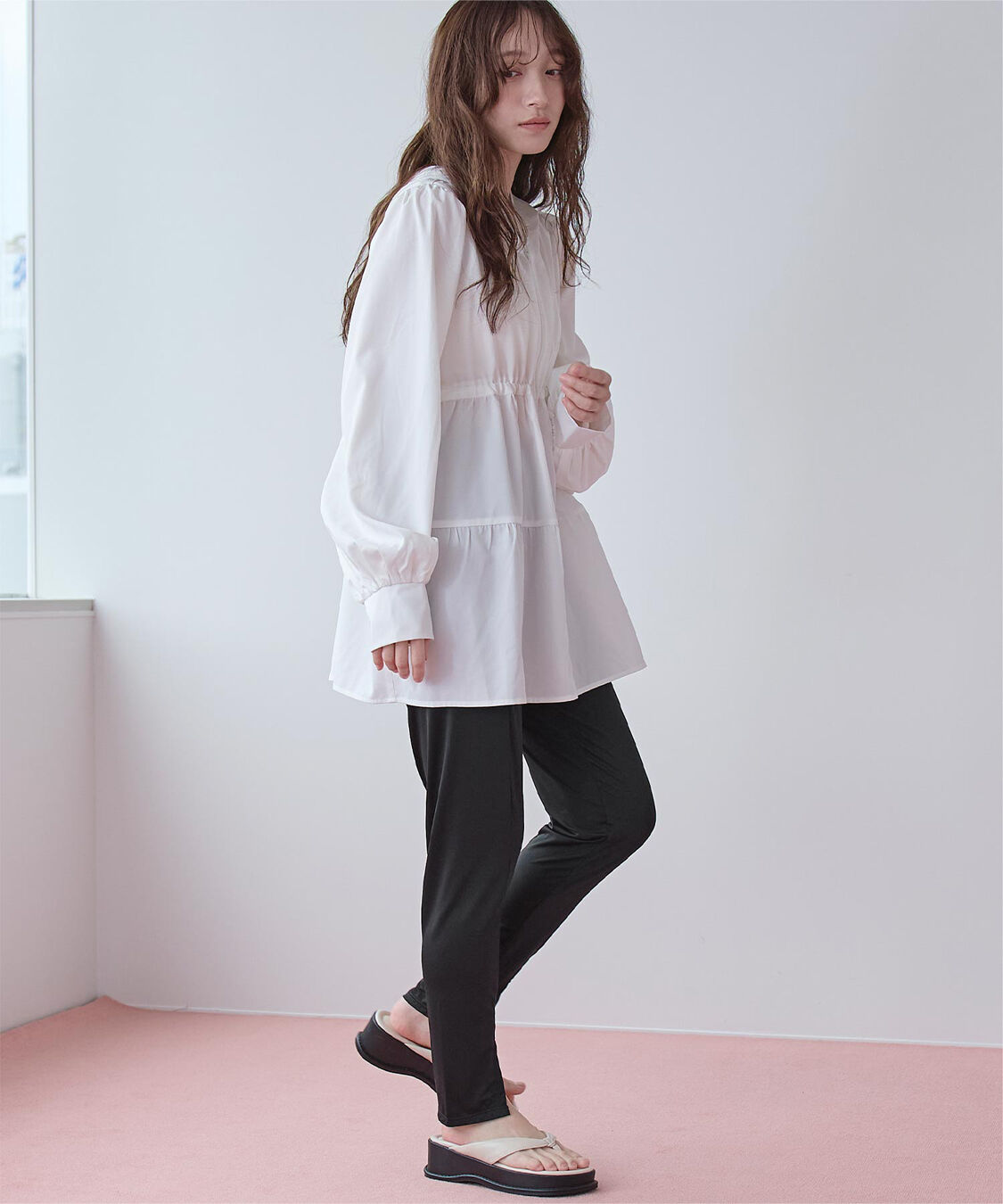 SEA DRESS「センタースリットデザインレギンス/ラッシュガード」|スポーツ|