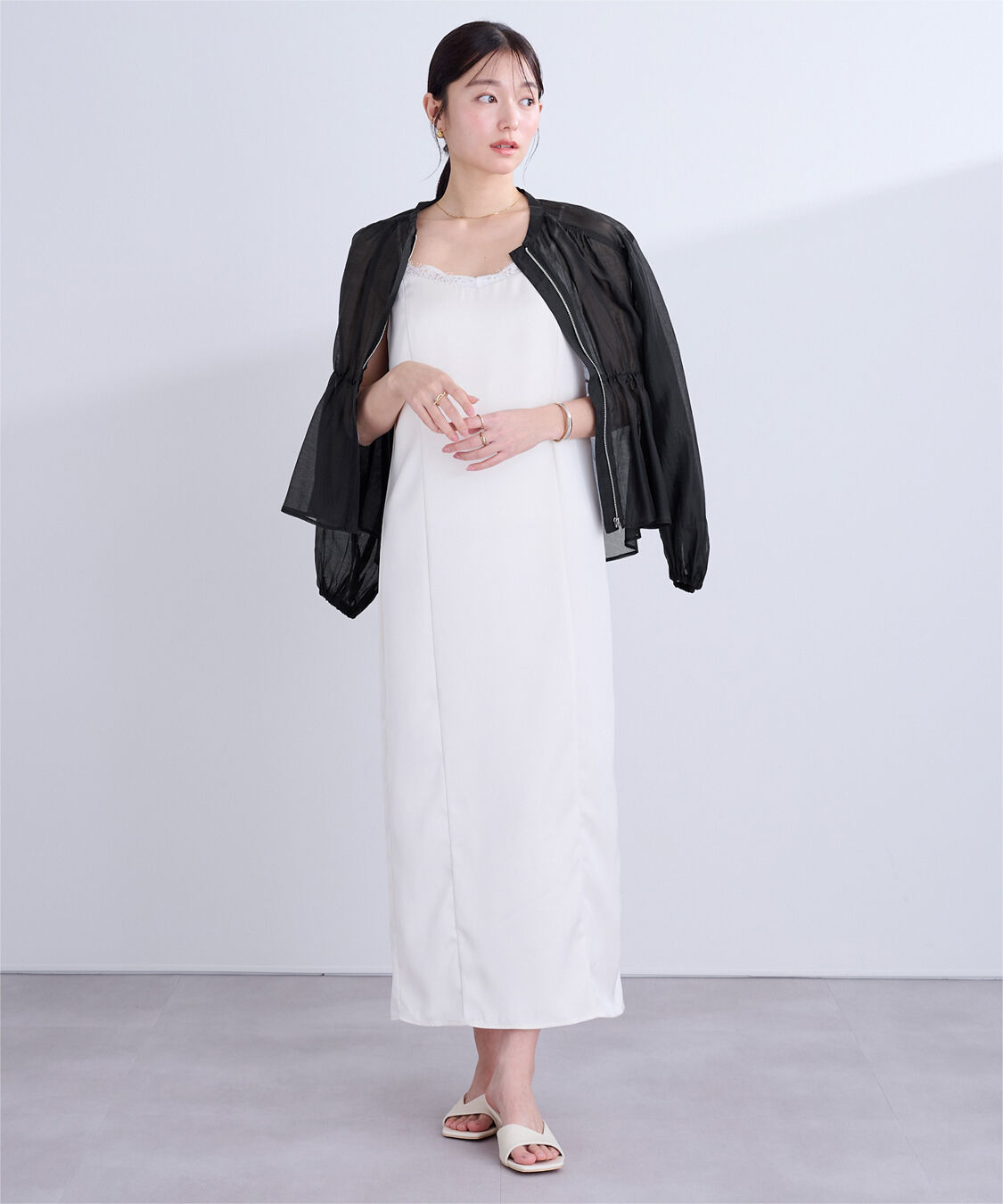 ur's「ウエストドロストシアーブルゾン」|ブルゾン・スタジャン|