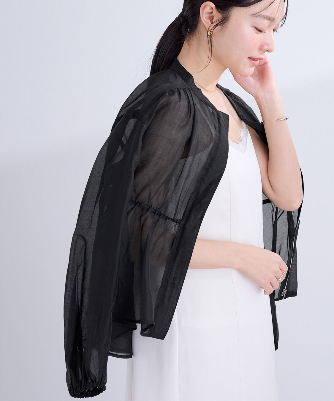 ur's「ウエストドロストシアーブルゾン」|ブルゾン・スタジャン|