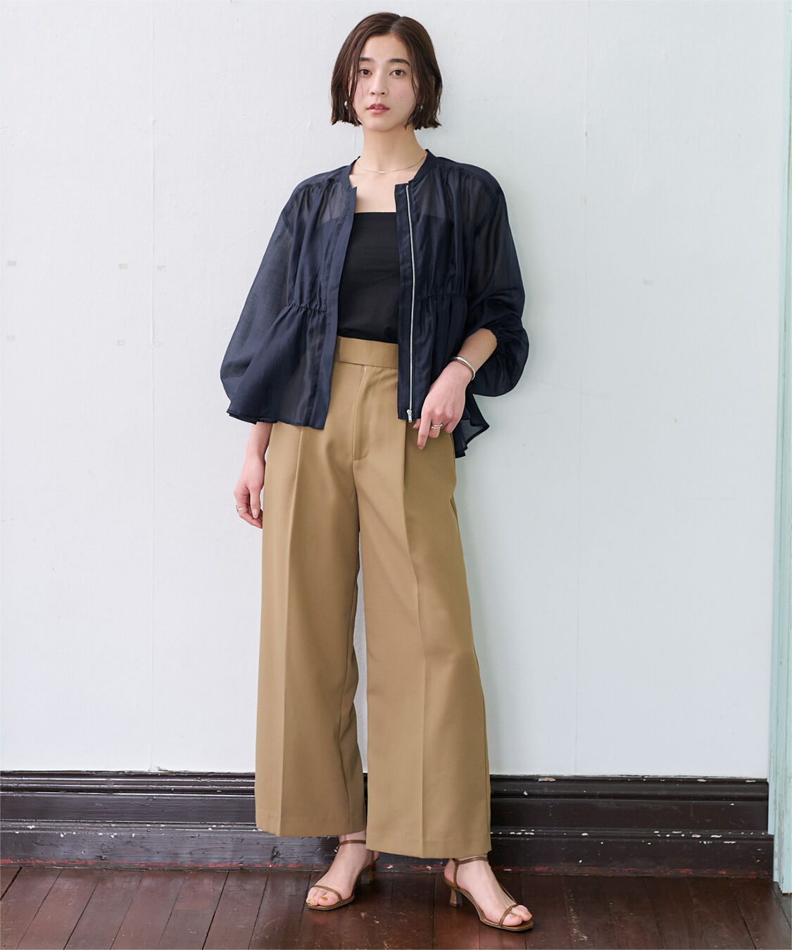 ur's「ウエストドロストシアーブルゾン」|ブルゾン・スタジャン|