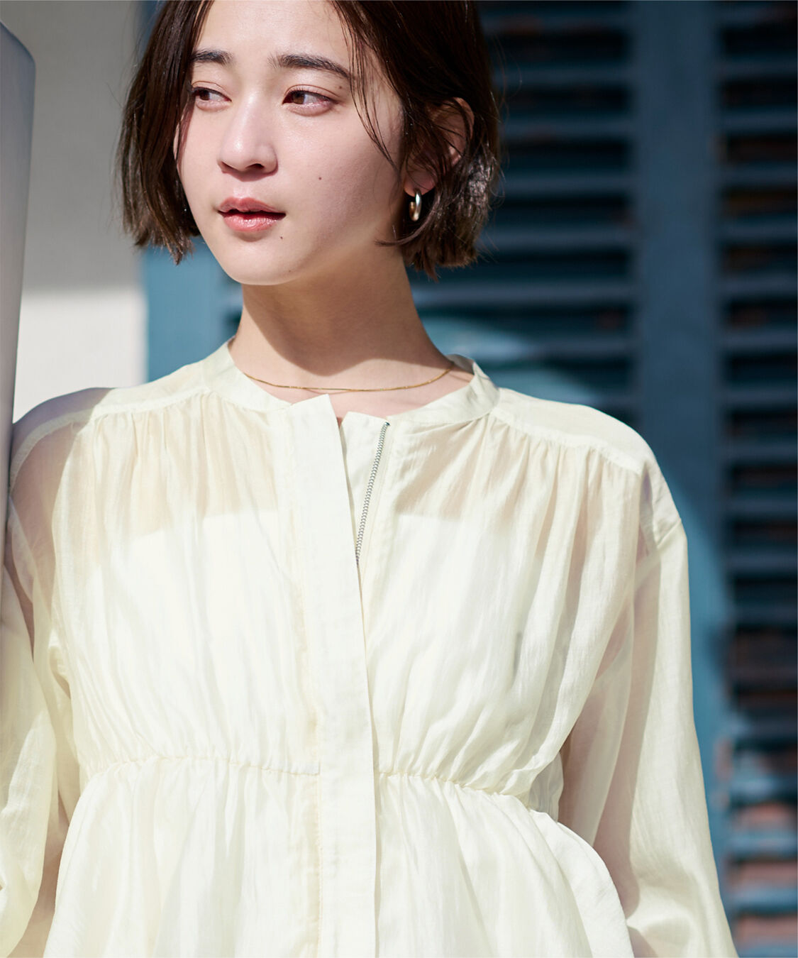 ur's「ウエストドロストシアーブルゾン」|ブルゾン・スタジャン|