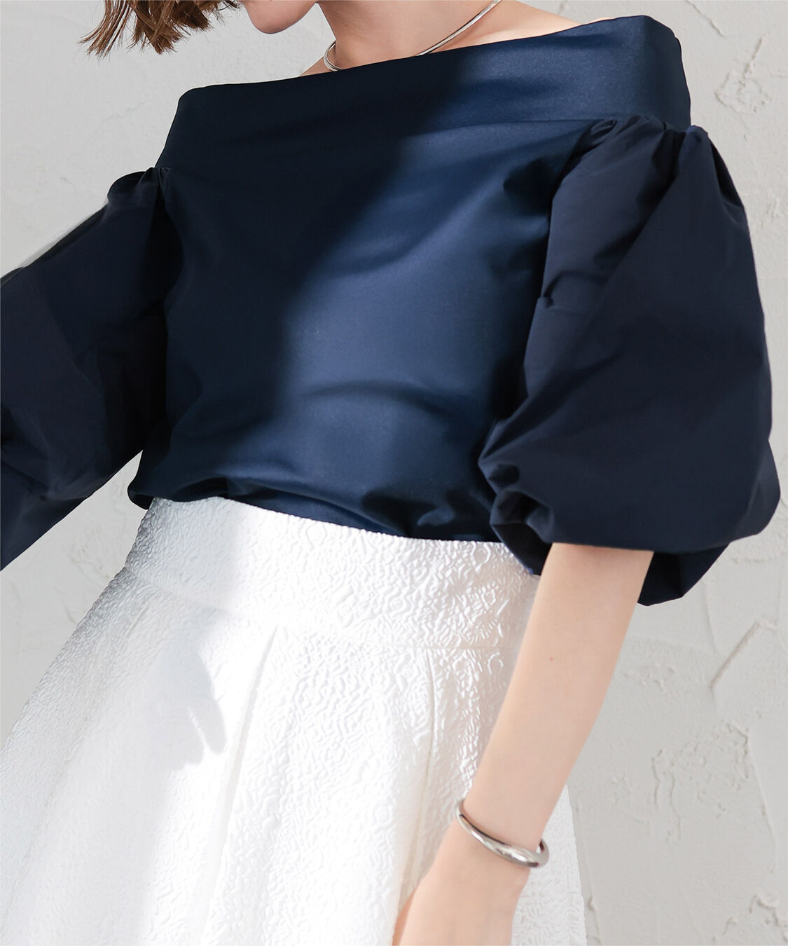 ur's「バルーンスリーブオフショルブラウス」|シャツ・ブラウス|