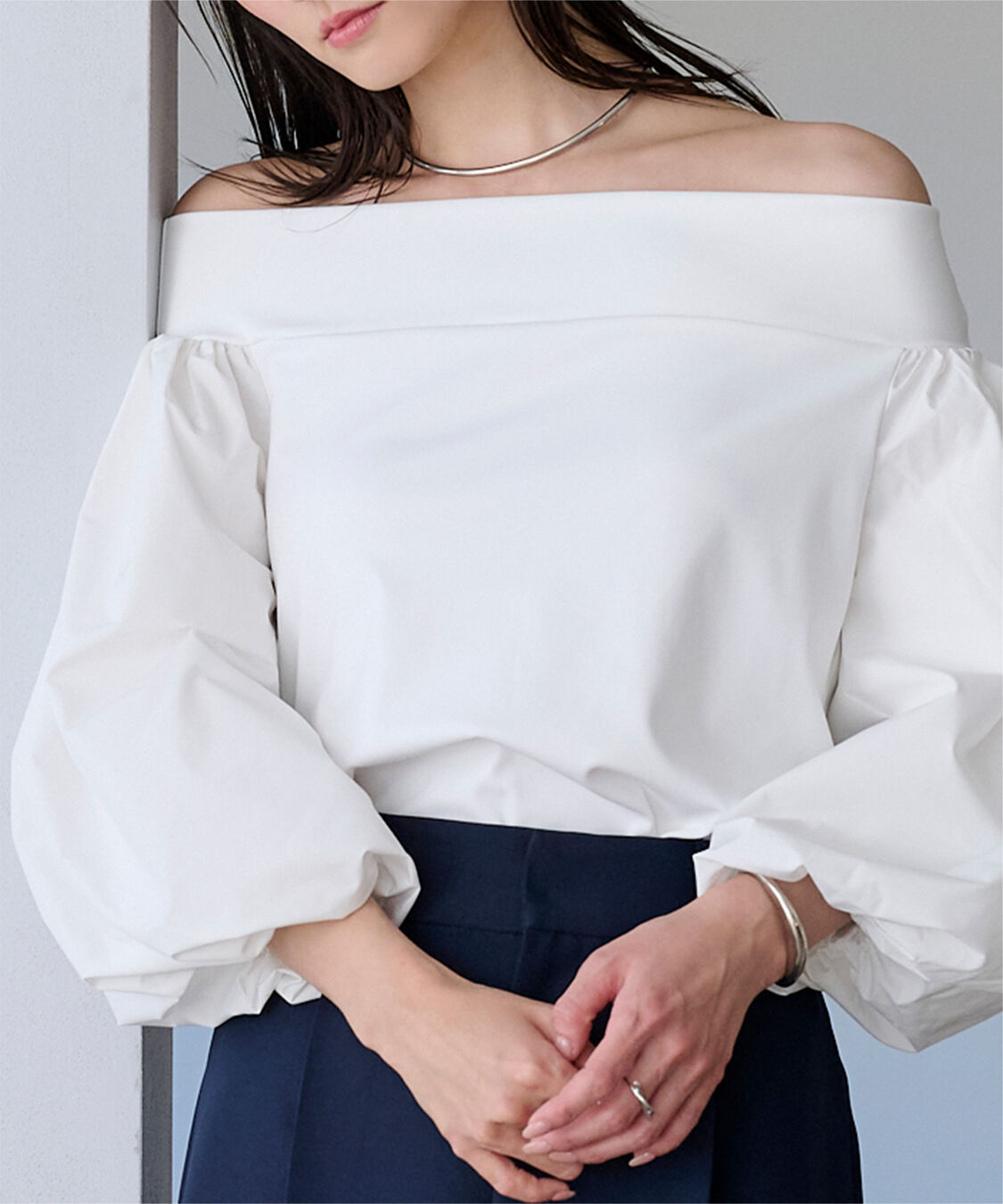 ur's「バルーンスリーブオフショルブラウス」|シャツ・ブラウス|
