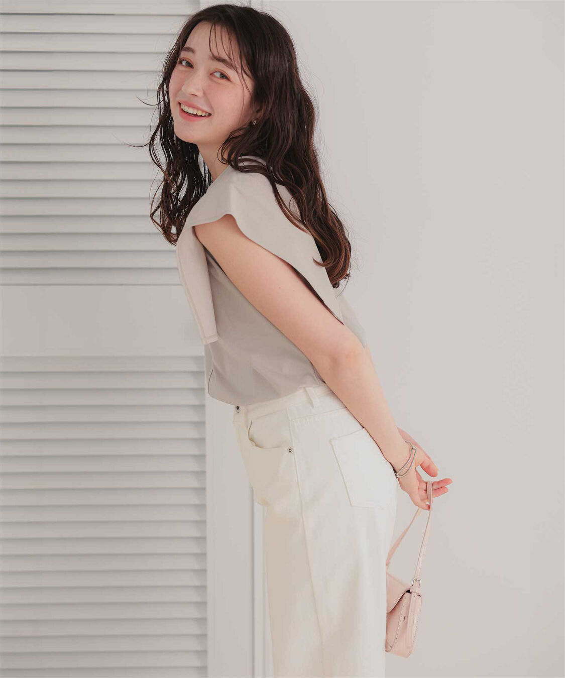 titivate「【サステナブル】スクエアスリーブカットソートップス」|Tシャツ・カットソー|