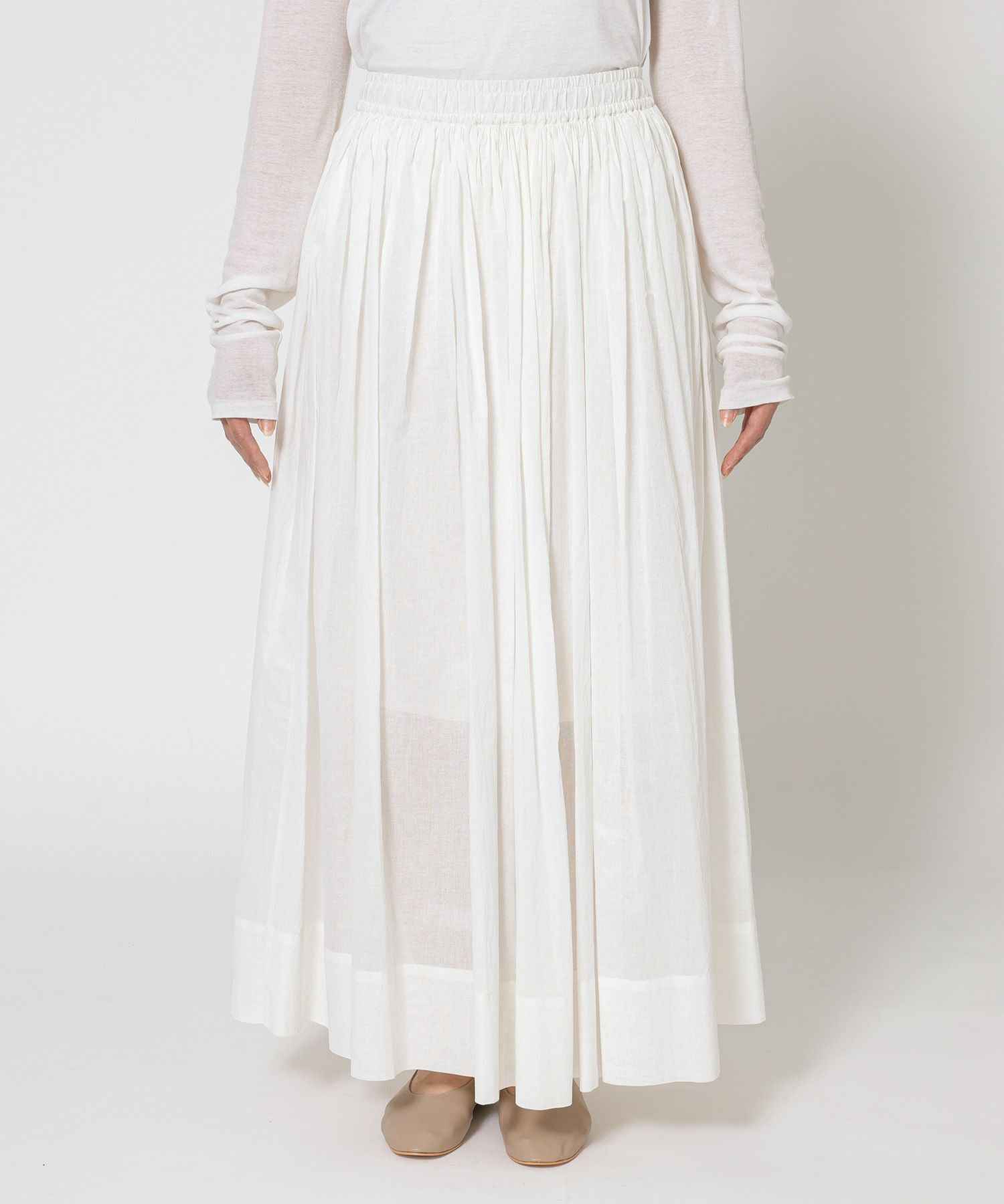 BABYLONE「シアーオーガンスカート」|スカート|