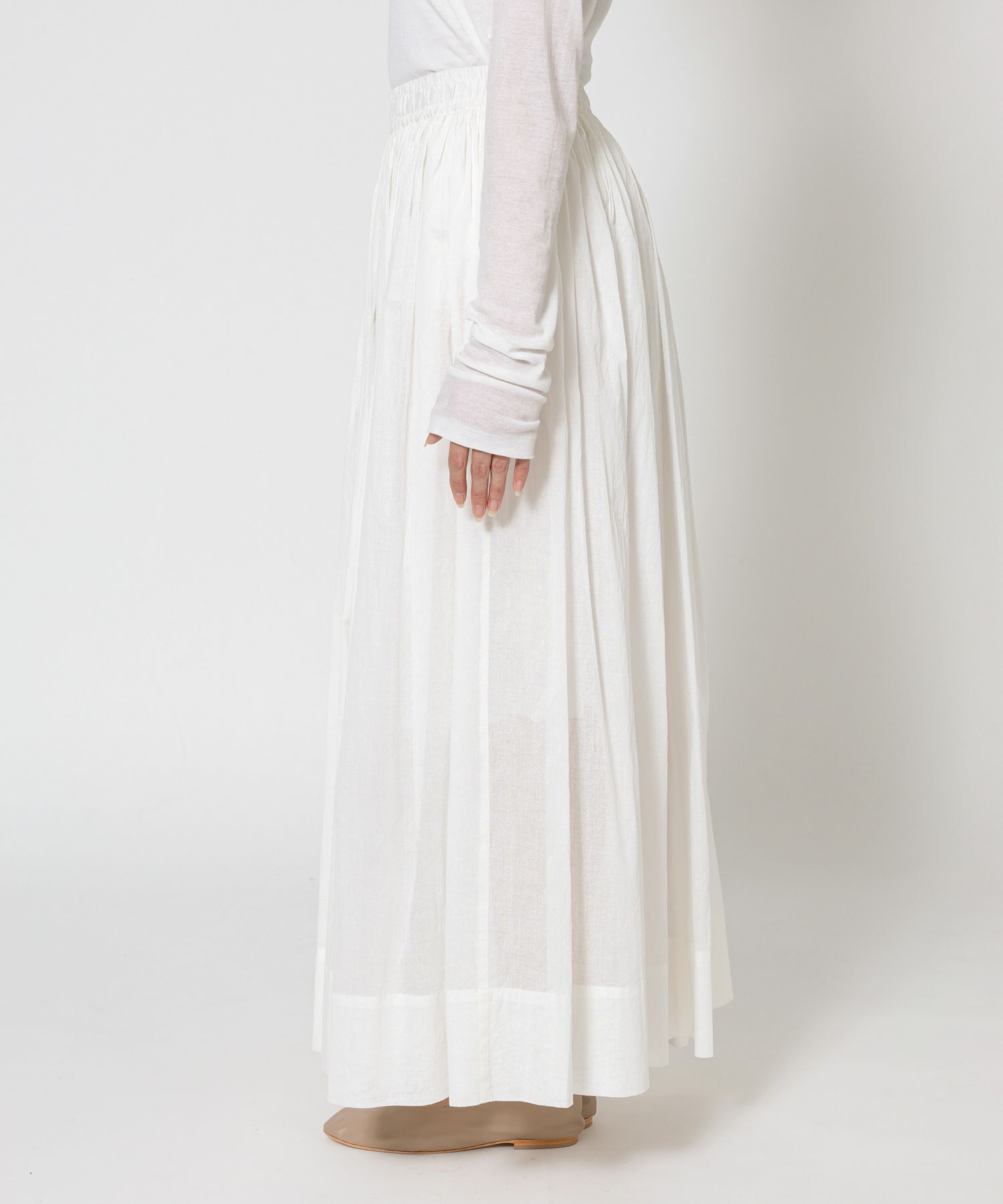 BABYLONE「シアーオーガンスカート」|スカート|