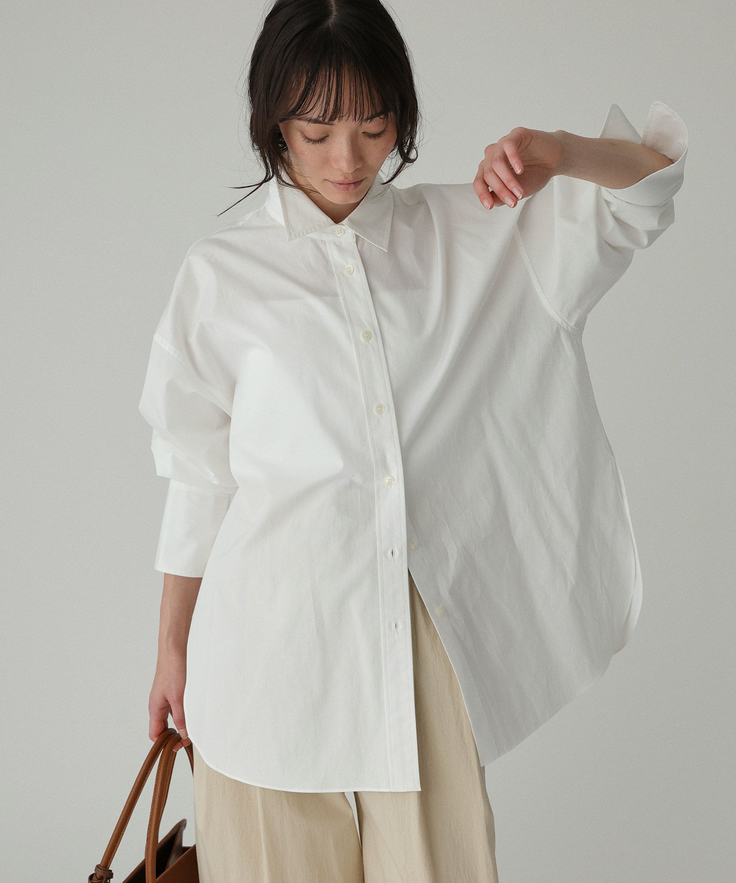 BABYLONE「コットンオーバーシャツ」|シャツ・ブラウス|