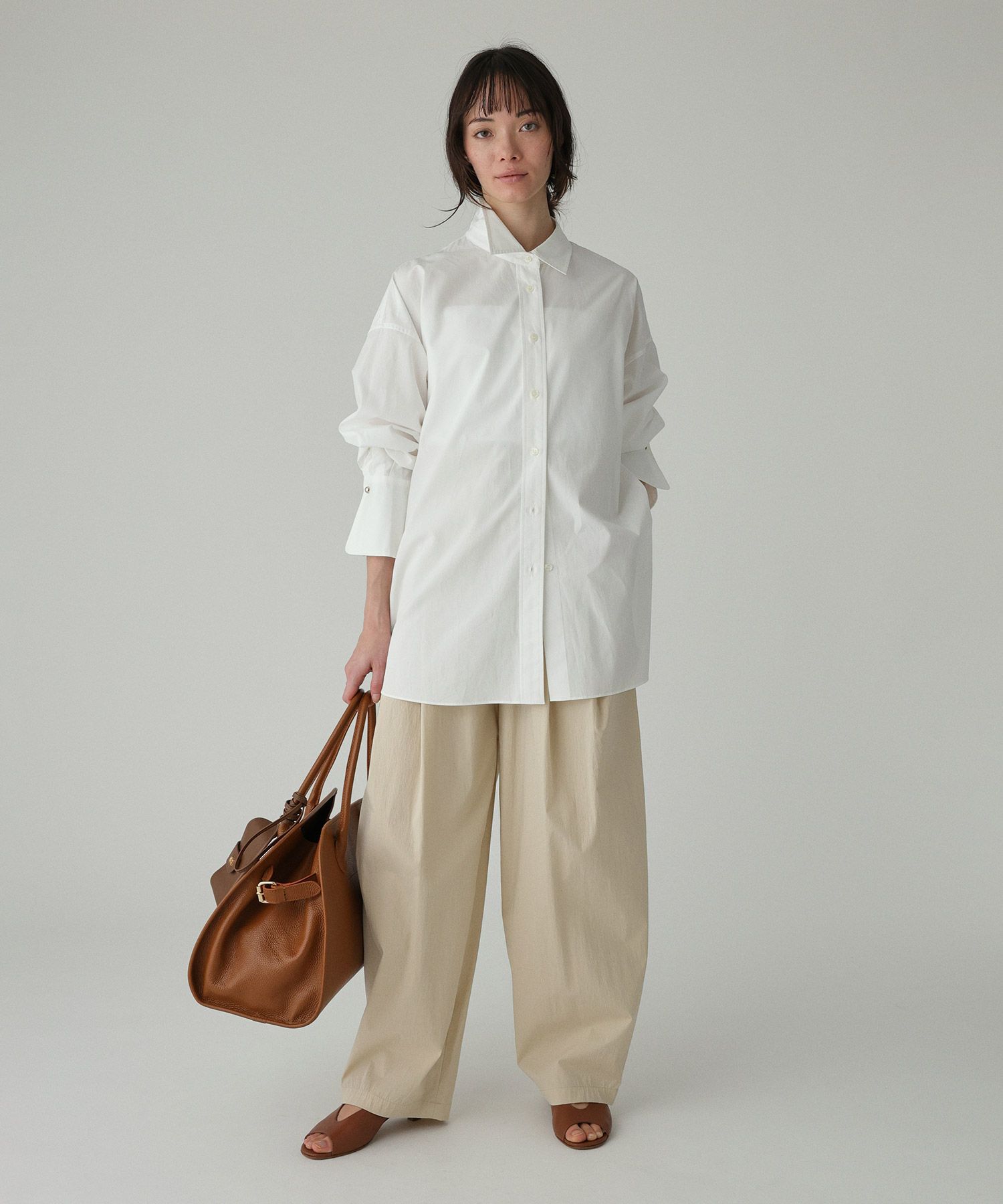 BABYLONE「コットンオーバーシャツ」|シャツ・ブラウス|