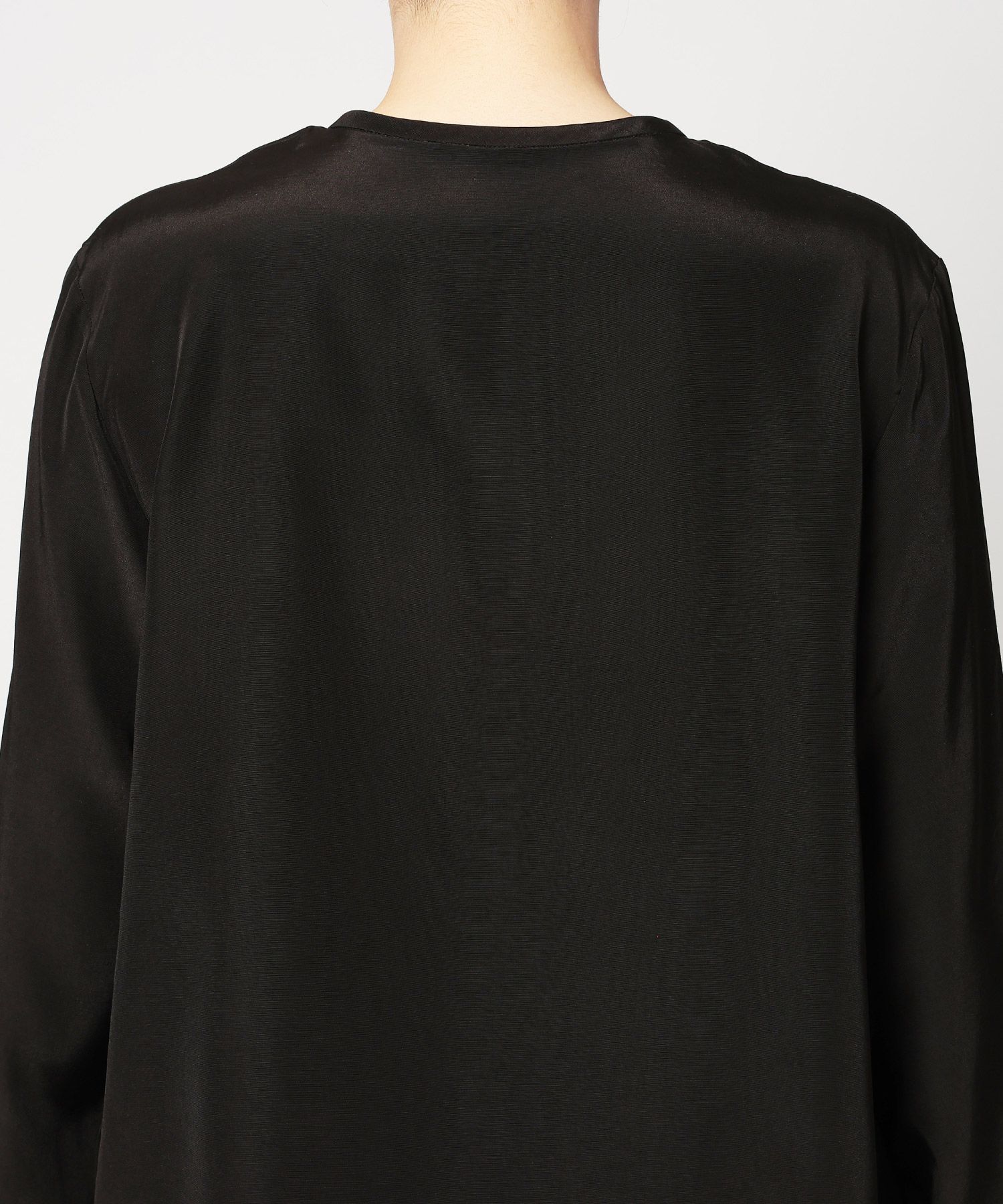 BABYLONE「ｱｾﾃｰﾄｼﾙｷｰBL」|シャツ・ブラウス|