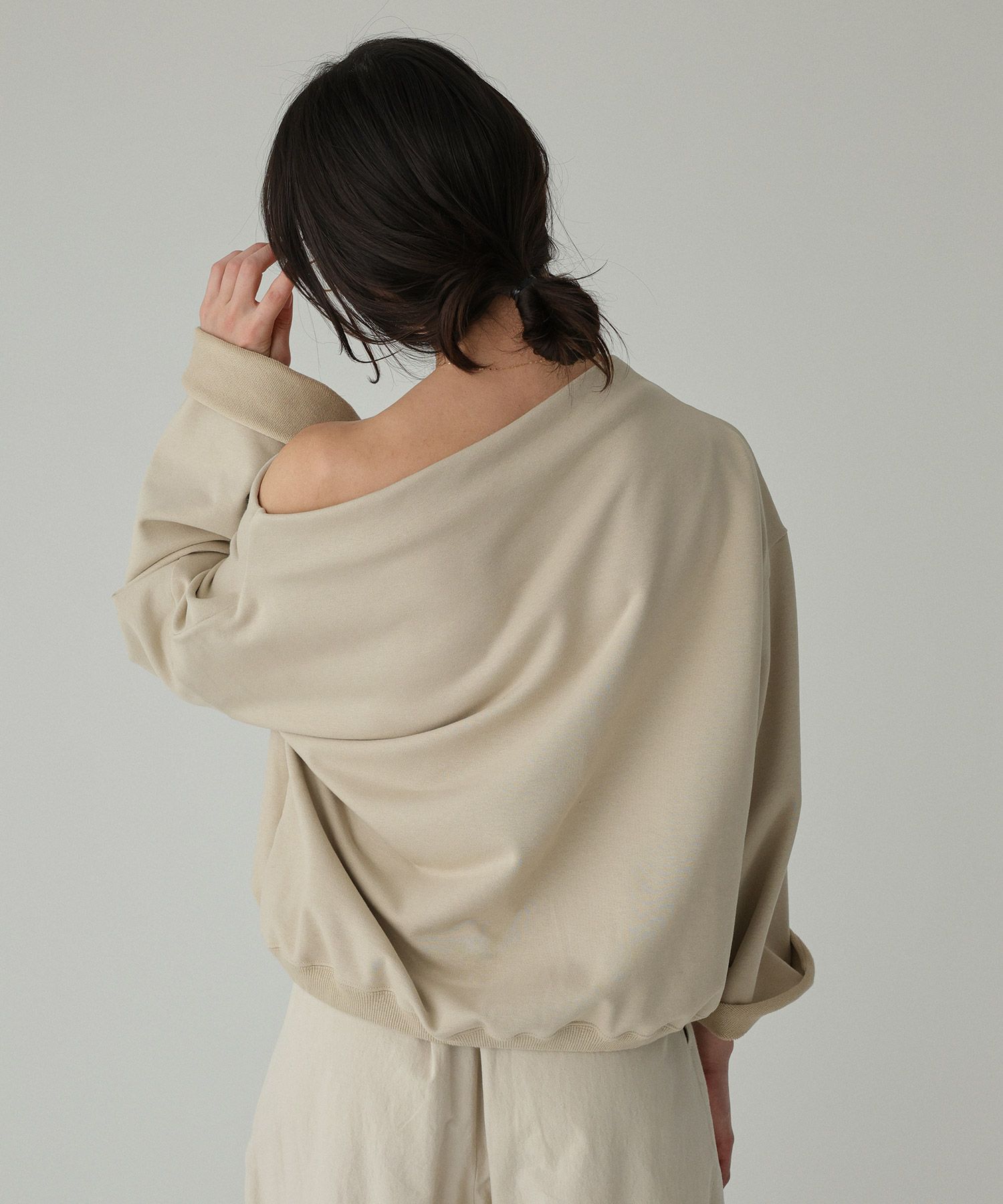 BABYLONE「ヘムドロスト裏毛プルオーバー」|スウェット・ジャージ|