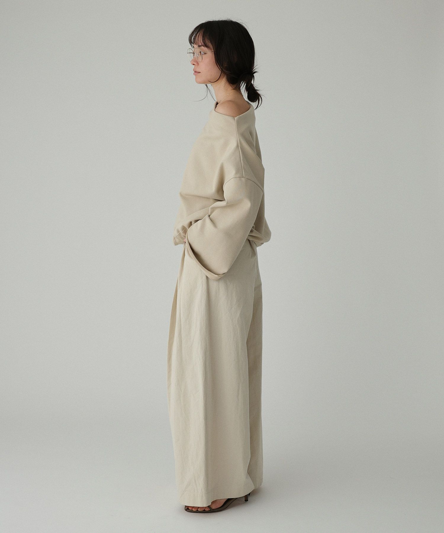 BABYLONE「ヘムドロスト裏毛プルオーバー」|スウェット・ジャージ|