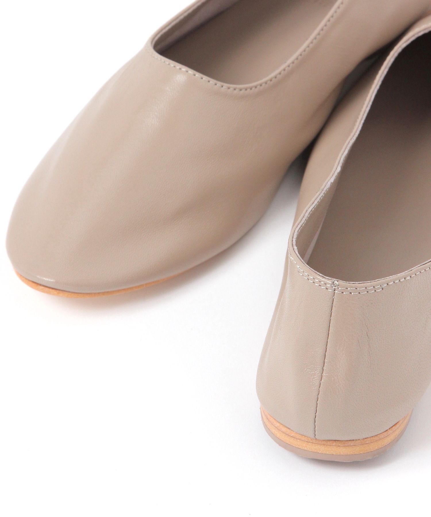 BABYLONE「フラットレザーシューズ」|パンプス|