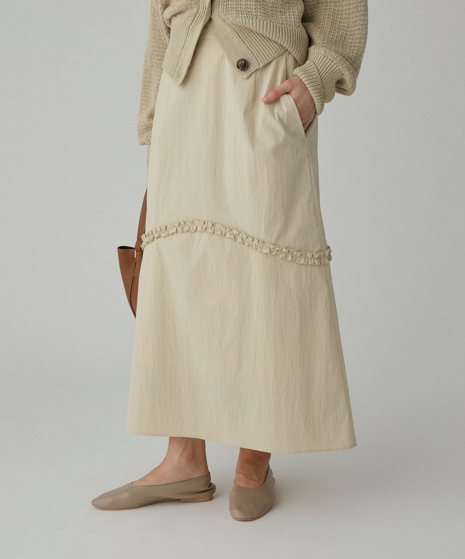 BABYLONE「コットンナイロンフリルスカート」|スカート|ﾗｲﾄﾍﾞｰｼﾞｭ