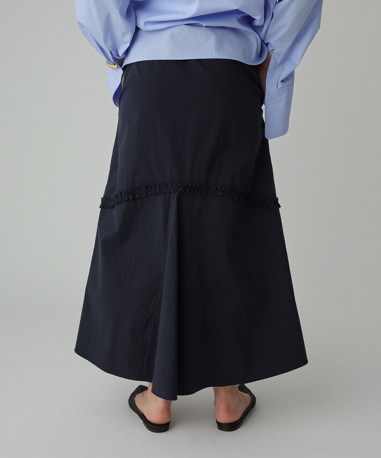 BABYLONE「コットンナイロンフリルスカート」|スカート|