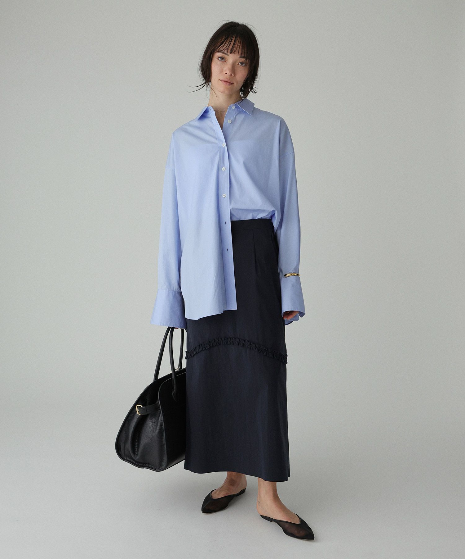 BABYLONE「コットンナイロンフリルスカート」|スカート|