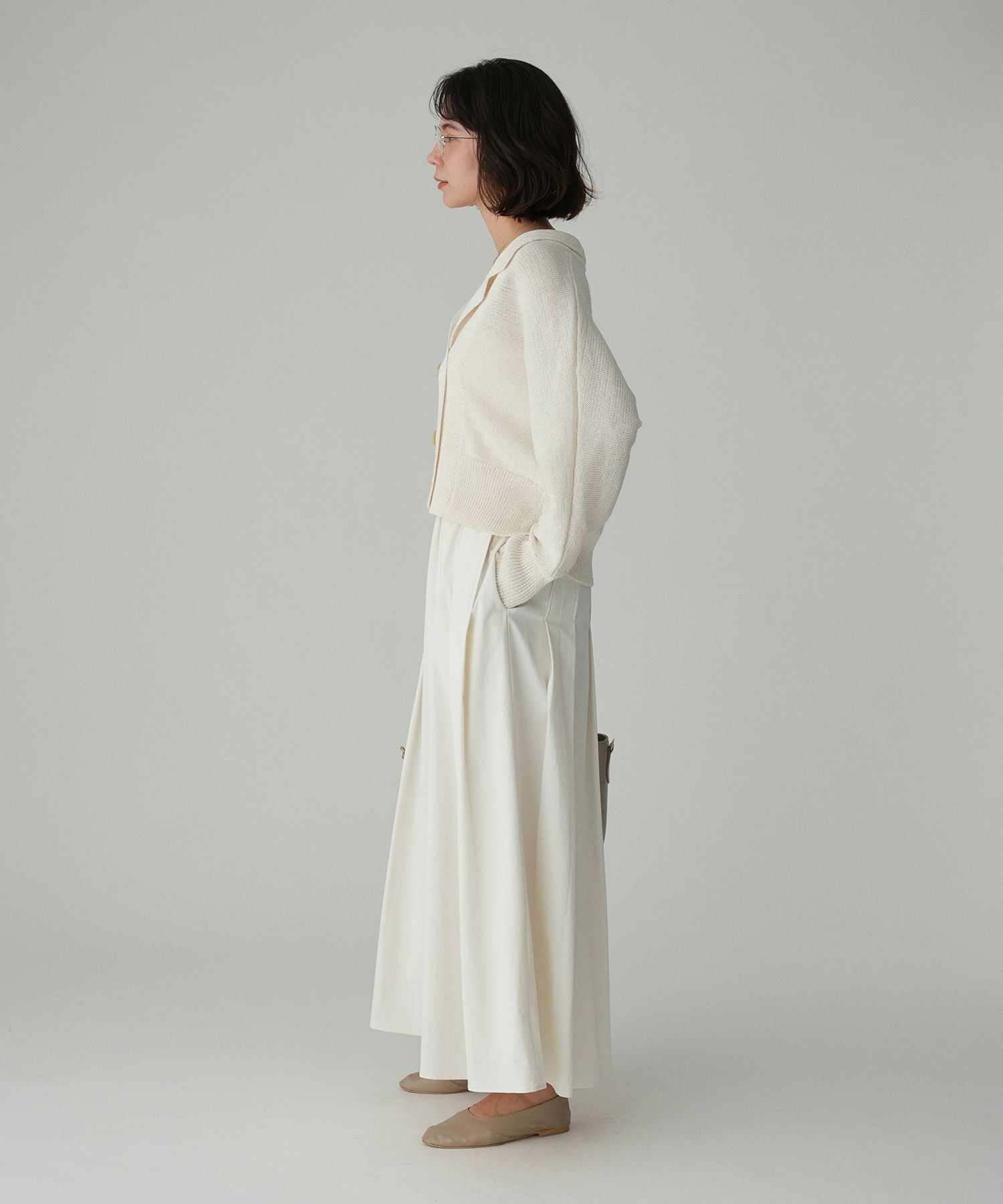 BABYLONE「ニュアンスニットジャケット」|ニット・セーター|