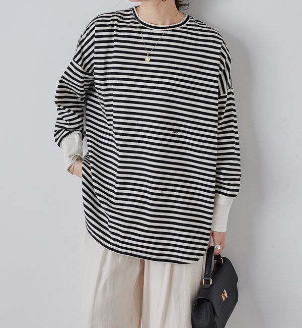  「【大人気リバイバル】万能レイヤードカットソー」|プルオーバー|