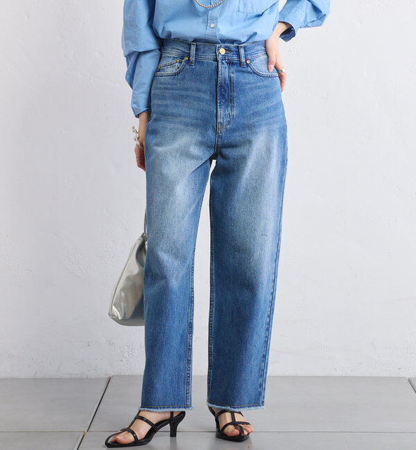  「《リバイバル》【低身長/高身長対応】タテストレッチ足長デニムパンツ」|その他|