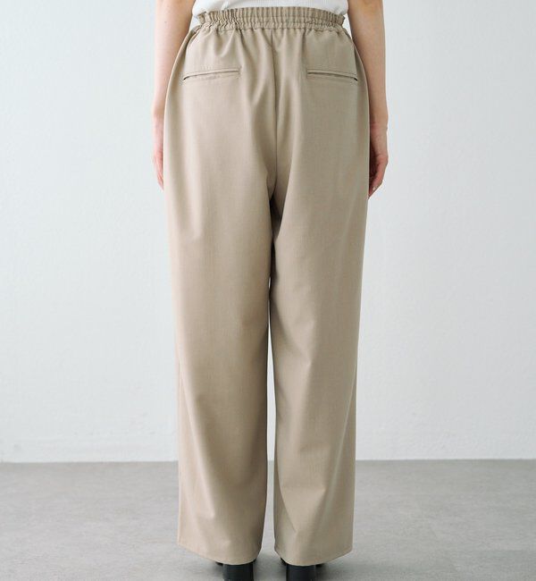  「【新色追加】ツータックウエストゴムストレッチパンツ」|その他|