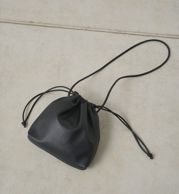  「【リバイバル/新色登場】フェイクレザー巾着バッグ」|ショルダー・メッセンジャー|