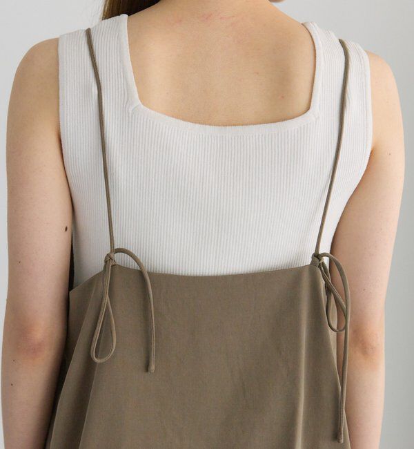  「【着回し力◎/セットアイテム】ソフトツイルキャミチュニック+パンツセット」|その他|