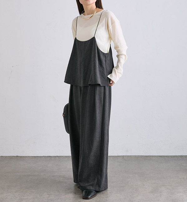  「【リバイバル】ナイロンチュールベロアクルーネックカットソー」|プルオーバー|