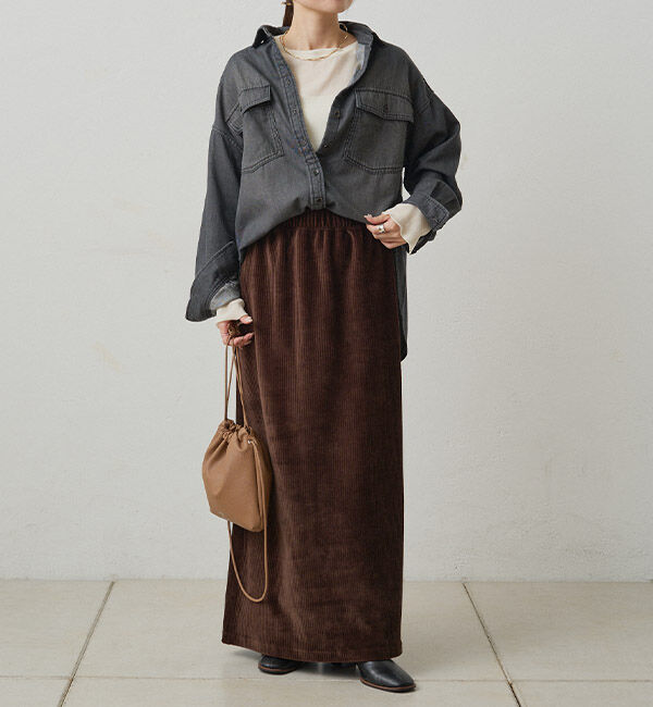  「【リバイバル】ナイロンチュールベロアクルーネックカットソー」|プルオーバー|