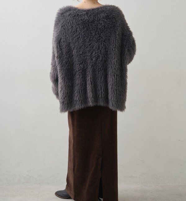  「シャギーニットVネックカーディガン」|カーディガン|