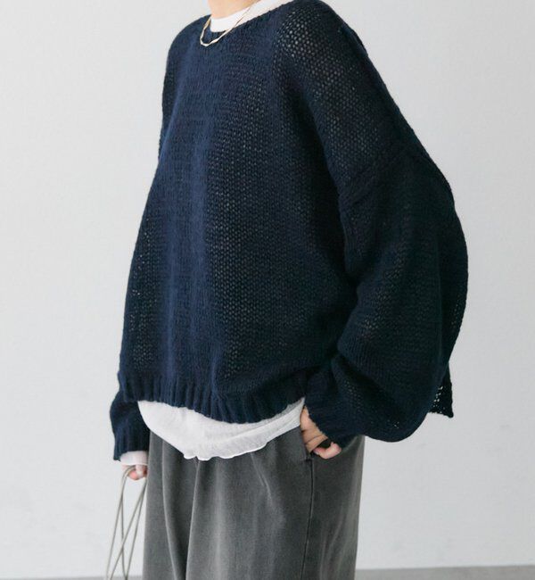  「3Gドロップ天竺ニットプルオーバー」|プルオーバー|