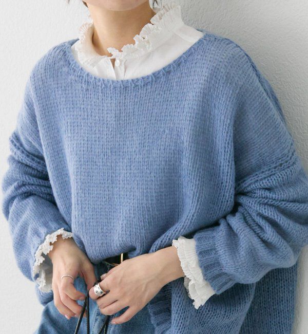  「襟袖プリーツブラウス」|シャツ・ブラウス|