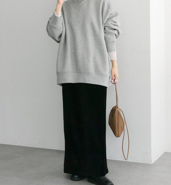  「シンプル裏起毛スウェットプルオーバー」|プルオーバー|