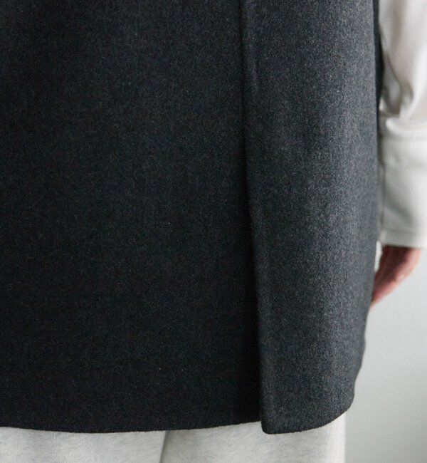  「ハンドメイド風ウール混ジレベスト」|ダウンベスト・ベスト|