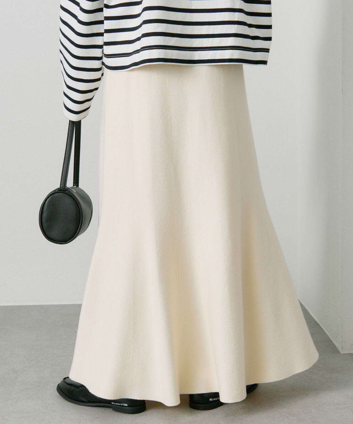  「【新色追加/リバイバル】ミラノリブニットスカート」|スカート|
