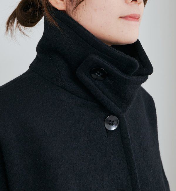  「【日本製】ビーバーウールステンカラーコート」|その他|