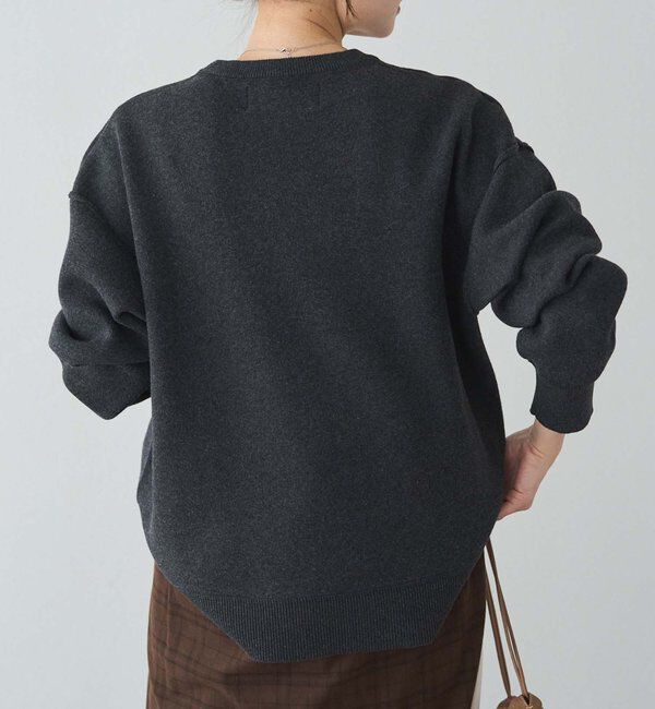 「スウェットライクダブルジャガードニット」|ニット・セーター|