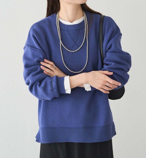  「スウェットライクダブルジャガードニット」|ニット・セーター|