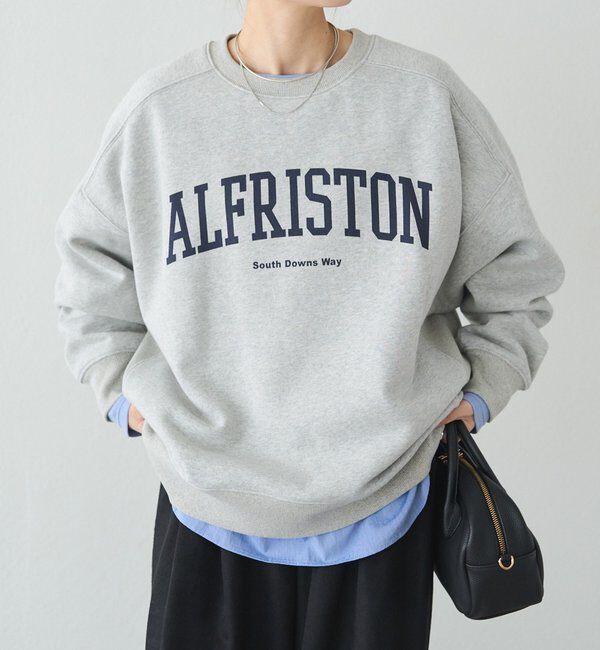  「ロゴプリント裏起毛スウェットプルオーバー」|プルオーバー|