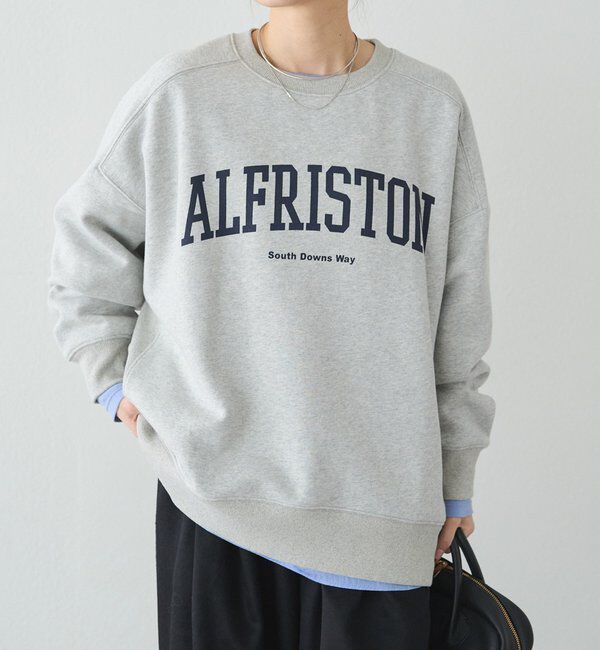  「ロゴプリント裏起毛スウェットプルオーバー」|プルオーバー|