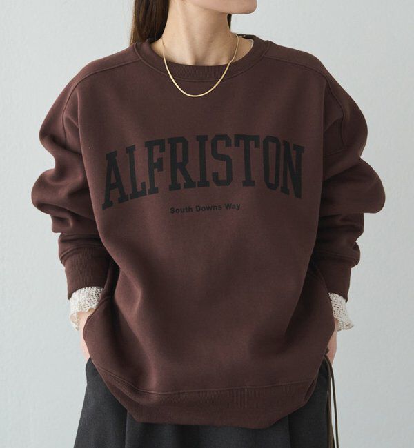  「ロゴプリント裏起毛スウェットプルオーバー」|プルオーバー|