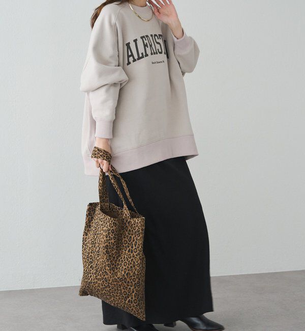  「ロゴプリント裏起毛スウェットプルオーバー」|プルオーバー|