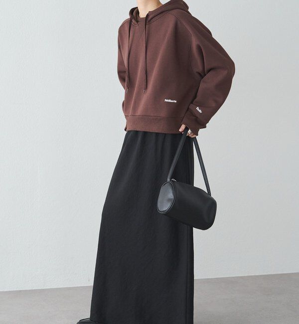  「裏起毛スウェットショートパーカー」|プルオーバー|